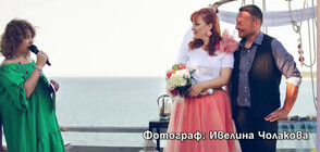 Звездата от „Откраднат живот” Здрава Каменова и Светослав Томов се венчаха на романтична церемония (ВИДЕО)