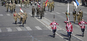 Bulgarian National Guards lead Bastille Day parade