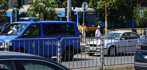 Полицай блъсна с автомобила си прокурор в София (СНИМКИ)