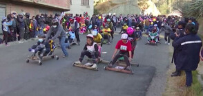 Деца и родители обединиха сили в картинг надпревара в Ла Пас (ВИДЕО)