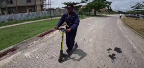 Електрически скутери - екологичният избор на ученици и студенти в Нигерия (ВИДЕО)
