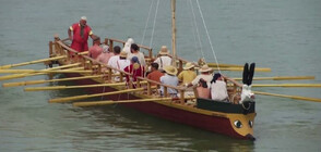 Реплика на римски кораб плава по Дунав (ВИДЕО)