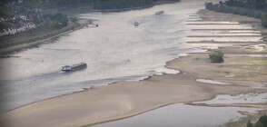 Аварирал кораб допълнително затрудни трафика по Рейн (ВИДЕО)