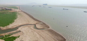 Най-голямото сладководно езеро в Китай пострада от сушата (ВИДЕО)