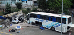 Bus driver carrying illegal migrants runs into police car, killing two officers (PHOTOS)
