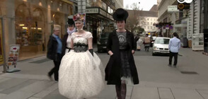 ВИЕНСКИ ШИК: Австрийска дизайнерка създава мода с материали от битпазара (ВИДЕО)