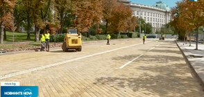 Пускат движението по жълтите павета