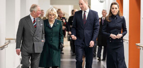 Публикуваха първа официална снимка на крал Чарлз III заедно с Уилям и съпругите им (СНИМКА)