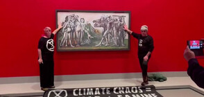 Екоактивисти се залепиха за картина на Пикасо (ВИДЕО)