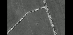 КАДРИ ОТ САТЕЛИТ: Огромни колони от коли около Кримския мост (ВИДЕО)