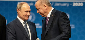 Ердоган обсъди по телефона с Путин износа на зърно от Украйна