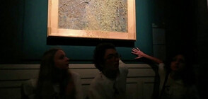 Заляха със супа картина на Ван Гог (ВИДЕО)