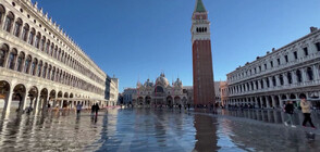 Нови бетонни прегради ще пазят базиликата Сан Марко от наводнения (ВИДЕО)