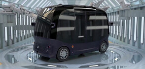 Безпилотни автобуси по улици в Пекин (ВИДЕО)