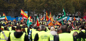 Хиляди шофьори в Мадрид обявиха безсрочна стачка (ВИДЕО)