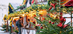 Огнено шоу и акробатични изпълнения на Коледния фестивал в София