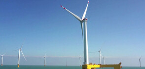 Първата в света плаваща вятърна турбина беше пусната в Китай (ВИДЕО)