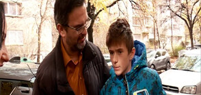 Среща със Сашко и баща му след изписването от болницата (ВИДЕО)