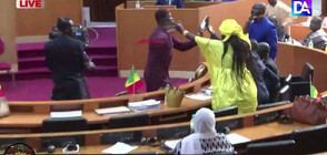 СЛЕД ШАМАР: Депутати се сбиха по време на разгорещен дебат (ВИДЕО)