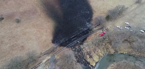 КАДРИ ОТ ДРОН: Вижте щетите от разлива на петрол в САЩ (ВИДЕО)