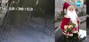 „ДРЪЖТЕ КРАДЕЦА”: Задигнаха фигура на Дядо Коледа в София (ВИДЕО)