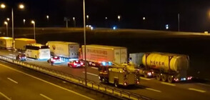 Започва вдигането на дерайлиралите 4 цистерни с амоняк край Пирот