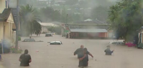 Проливни дъждове в Нова Зеландия, летището е под вода (ВИДЕО)