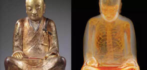 Откриха тяло на монах, вградено в статуя на Буда преди хилядолетие