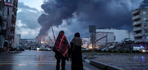 Огромният пожар в турското пристанище Искендерун се разраства (ВИДЕО)