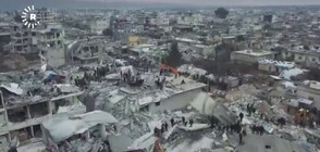 КАДРИ ОТ ДРОН: Разрушенията в Сирия след смъртоносния трус (ВИДЕО)