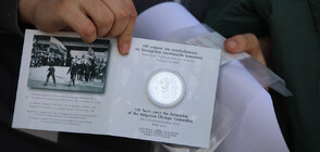 БНБ пусна сребърна монета за 100-годишнината на БОК (ВИДЕО+СНИМКИ)