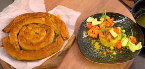 В кухнята на „На кафе": Марокански кускус със скариди и змийски кейк