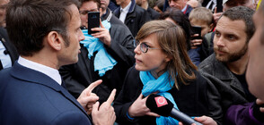 Протестиращи посрещнаха Макрон в Елзас с дрънчене на тенджери