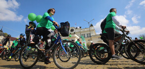 Bike ride in support of people with Hemophilia begins at National Palace of Culture