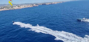 ГОНКА В МОРЕТО: Зрелищно преследване на наркодилъри в Испания (ВИДЕО)