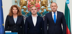 Vice President presents Bulgarian ID documents to North Macedonian citizen Hristijan Pendikov