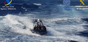 Заловиха 1,5 тона кокаин в рибарска лодка край Канарските острови (ВИДЕО)