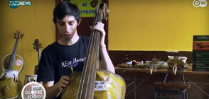 МУЗИКА ОТ СМЕТИЩЕТО: Деца свирят на инструменти от отпадъци и обикалят света (ВИДЕО)