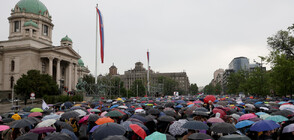 Близо 50 хиляди души на антиправителствен протест в Белград