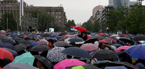 Десетки хиляди на антиправителствен протест в Белград (ВИДЕО)