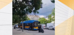 Моторист нападна шофьор на тролей в центъра на София