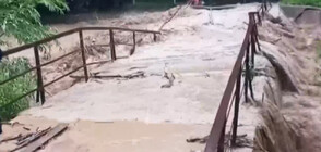 След пороя в Етрополе: Наводнени къщи, разрушен мост и частично бедствено положение (ВИДЕО+СНИМКИ)
