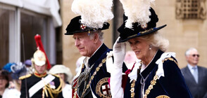 За пръв път: Крал Чарлз и кралица Камила с общ монограм (ВИДЕО)