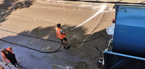 ЗАРАДИ ЖЕГИТЕ: Мият извънредно булеварди и улици в София