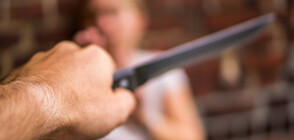 Задържаха мъж, опрял нож в гърлото на приятелката си