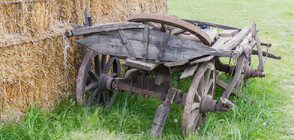 Вместо тежести: Румънец вдига и тегли каруци и перални в двора си (ВИДЕО)