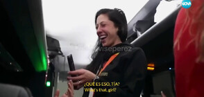 СКАНДАЛЪТ В ИСПАНСКИЯ ФУТБОЛ: Кадри показват как Джени Ермосо се забавлява след целувката