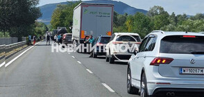 Затвориха пътя София - Варна край Севлиево заради запален камион