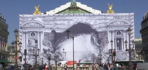 Оптична илюзия посреща гостите на Парижката опера (ВИДЕО)