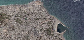 САТЕЛИТНИ ИЗОБРАЖЕНИЯ: Вижте щетите нанесени от бурята в Либия (ВИДЕО)